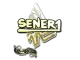Sticker | SENER1 (Gold) | Paris 2023 CS2 skin