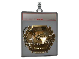 Sticker Slab | Edward (Gold) | London 2018