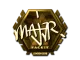 Sticker | MAJ3R (Gold) | London 2018 CS2 skin