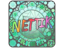 Sticker | nettik (Holo, Ranked) | Cologne 2026