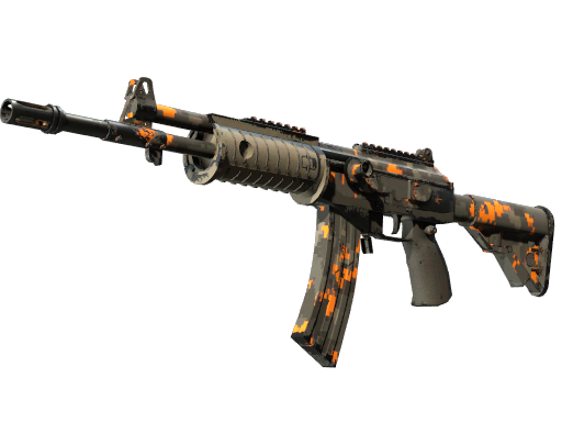 Galil AR | Orange DDPAT (Well-Worn)