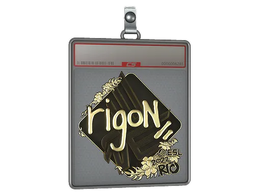 Sticker Slab | rigoN (Gold) | Rio 2022