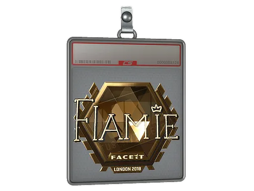 Sticker Slab | flamie (Gold) | London 2018