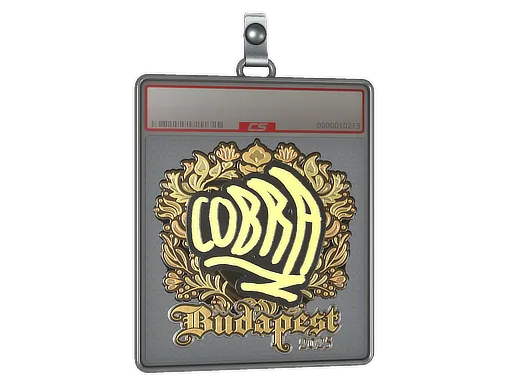 Sticker Slab | cobra (Gold) | Budapest 2025