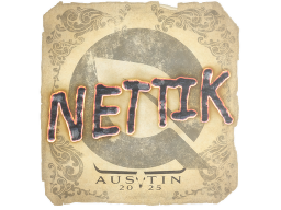 Sticker | nettik | Austin 2025