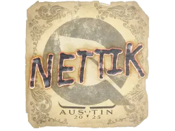 Sticker | nettik | Austin 2025