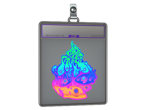 Sticker Slab | Liquid Fire (Holo)