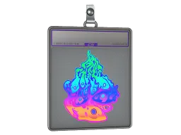 Sticker Slab | Liquid Fire (Holo)