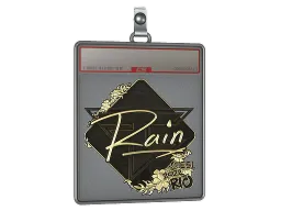 Sticker Slab | rain (Gold) | Rio 2022