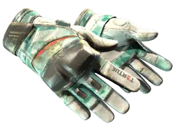 ★ Moto Gloves | Spearmint (Battle-Scarred)