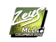 Sticker | Zeus | MLG Columbus 2016 CS2 skin