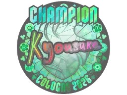 Sticker | kyousuke (Holo, Champion) | Cologne 2026