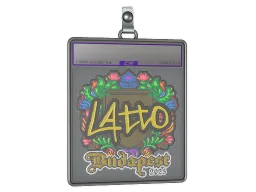 Sticker Slab | latto (Embroidered) | Budapest 2025