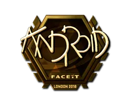 Sticker | ANDROID (Gold) | London 2018