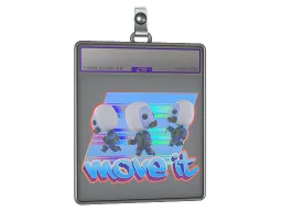 Sticker Slab | Move It (Holo)