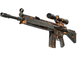 G3SG1 | Orange Crash (Battle-Scarred)
