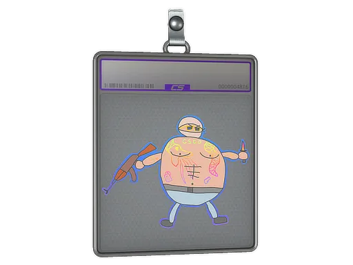 Sticker Slab | Poorly Drawn Terrorist (Holo)