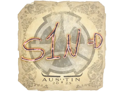 Sticker | s1n | Austin 2025