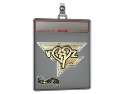 Sticker Slab | ropz (Gold) | Paris 2023