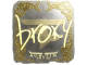 Sticker | broky (Gold) | Austin 2025