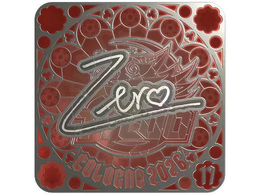 Sticker | Zero (Foil, Ranked) | Cologne 2026