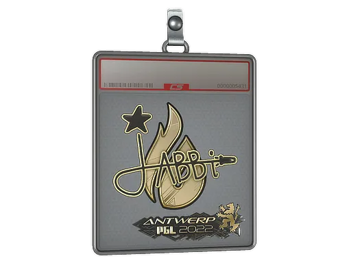 Sticker Slab | jabbi (Gold) | Antwerp 2022