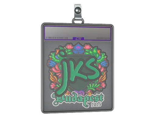 Sticker Slab | jks (Embroidered) | Budapest 2025