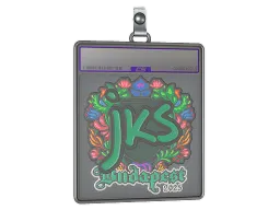 Sticker Slab | jks (Embroidered) | Budapest 2025