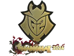 Sticker | G2 Esports (Gold) | Shanghai 2024