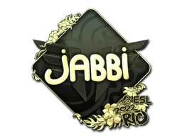 Sticker | jabbi (Gold) | Rio 2022