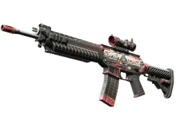 StatTrak™ SG 553 | Cyberforce (Factory New)