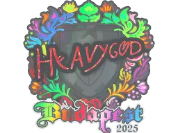 Sticker | Heavygod (Holo) | Budapest 2025