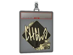 Sticker Slab | chelo (Gold) | Rio 2022