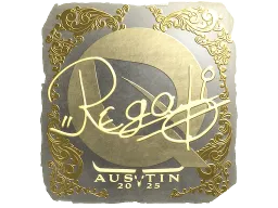 Sticker | regali (Gold) | Austin 2025