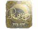 Sticker | regali (Gold) | Austin 2025