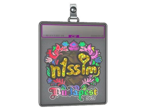 Sticker Slab | n1ssim (Holo) | Budapest 2025
