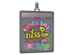 Sticker Slab | n1ssim (Holo) | Budapest 2025