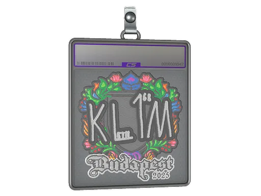 Sticker Slab | kl1m (Embroidered) | Budapest 2025