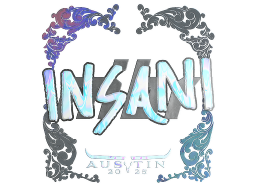 Sticker | insani (Holo) | Austin 2025