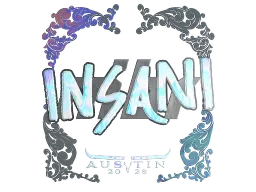 Sticker | insani (Holo) | Austin 2025