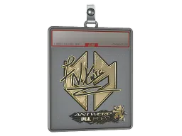 Sticker Slab | fnx (Gold) | Antwerp 2022