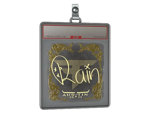 Sticker Slab | rain (Gold) | Austin 2025