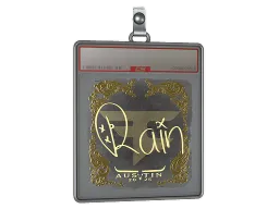 Sticker Slab | rain (Gold) | Austin 2025
