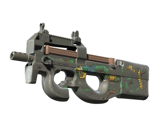 P90 | Emerald Dragon (Battle-Scarred)