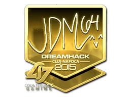 Sticker | jdm64 (Gold) | Cluj-Napoca 2015