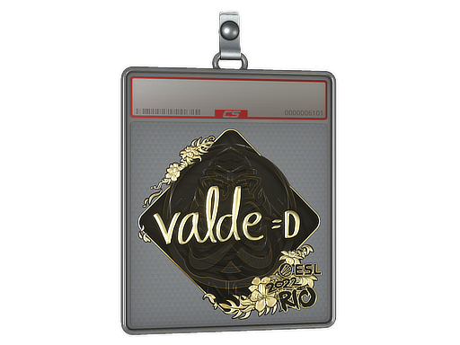 Sticker Slab | v4lde (Gold) | Rio 2022