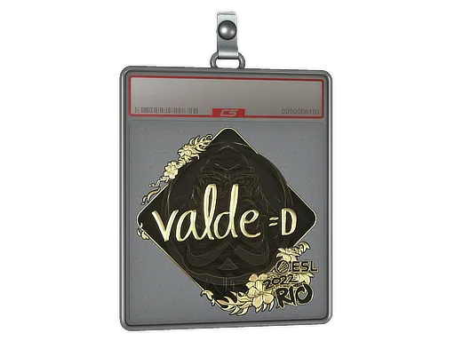 Sticker Slab | v4lde (Gold) | Rio 2022