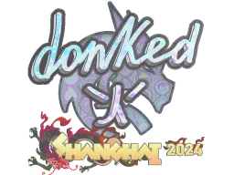Sticker | donk (Holo) | Shanghai 2024
