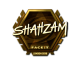 Sticker | ShahZaM (Gold) | London 2018
