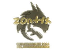 Sticker | zont1x (Gold) | Copenhagen 2024